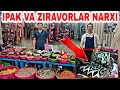 БУХОРО ИПАК ВА ЗИРАВОРЛАР НАРХЛАРИ. IPAK VA ZIRAVORLAR NARXI