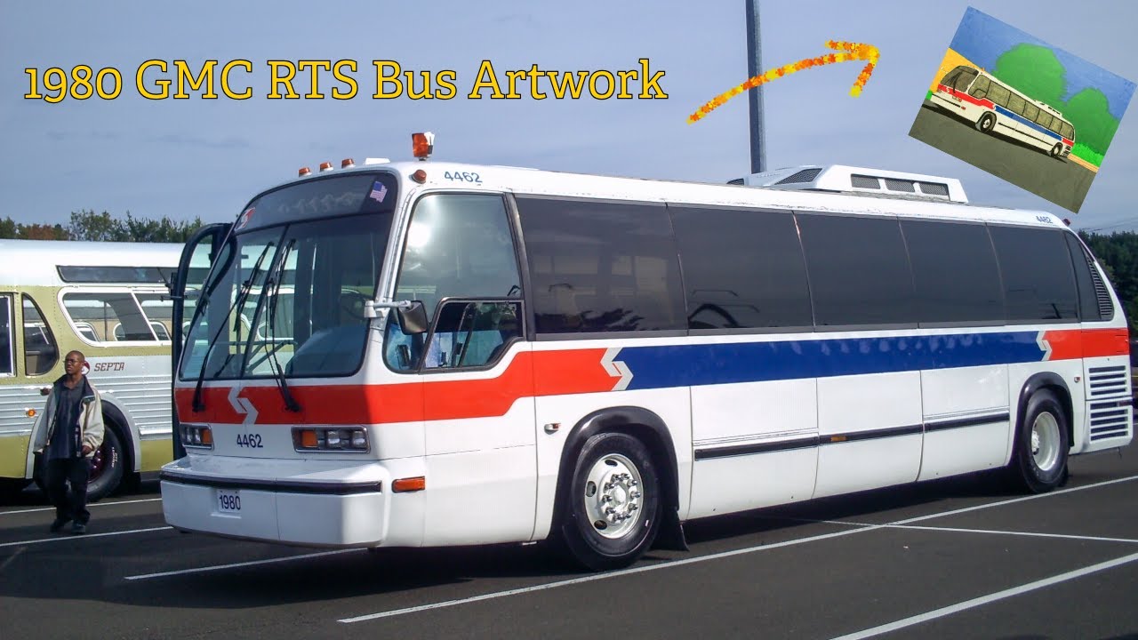 SEPTA 1980  GMC RTS bus Artwork