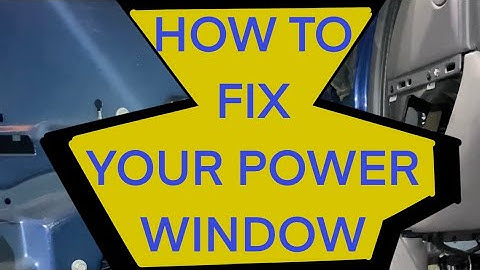 Chevy Suburban Power Window Fix. Window Stuck in Down Position. Now FIXED
