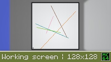MC64 v0.2 | Working computer screen in Minecraft 1.14