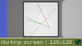 MC64 v0.2 | Working computer screen in Minecraft 1.14