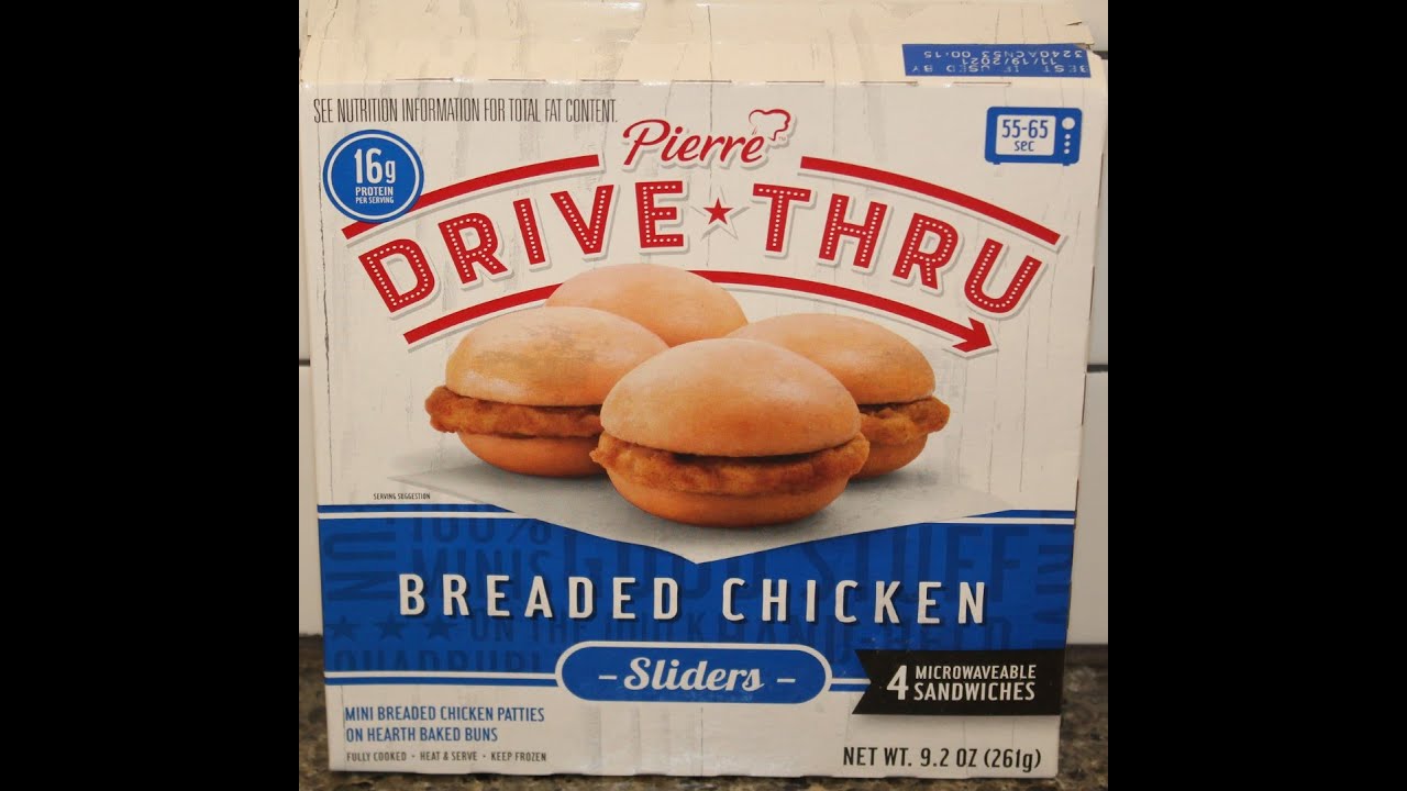 Pierre Drive Thru Breaded Chicken Sliders Review - YouTube