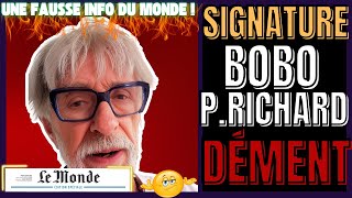 Pierre Richard Dément Avoir Signé La Péion Des Bobos De Paris