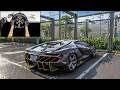 1600HP Lamborghini Centenario N/A V12 | Forza Horizon 6 | 4K Realistic Steering Wheel Gameplay