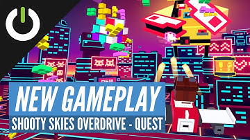 Shooty Skies Overdrive Gameplay (Mighty Games) Oculus Quest, PC VR