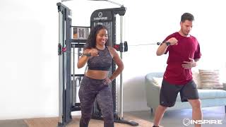 Многофункциональный силовой комплекс Inspire FT1 Functional Trainer. Упражнения.