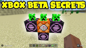 Minecraft 1.2 Xbox BETA SECRETS !!! - Better Together Update (Xbox Command Blocks)