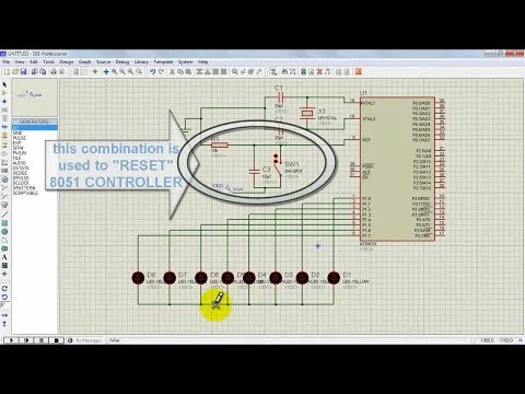 Led Blinking 8051 Microcontroller