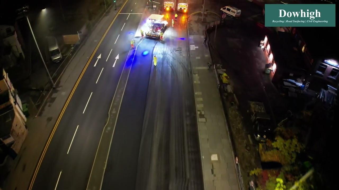 Dowhigh - Resurfacing at St. Marys Way, Rawtenstall for Lancashire County Council