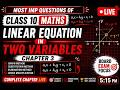 Most Imp Questions| Ch-1234 Day-5 Class 10 Maths