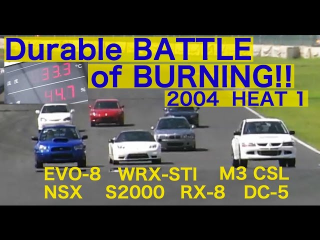 Scorching hot endurance battle in Tsukuba HEAT 1 [Best