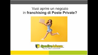 Franchising poste private con SpedireAdesso