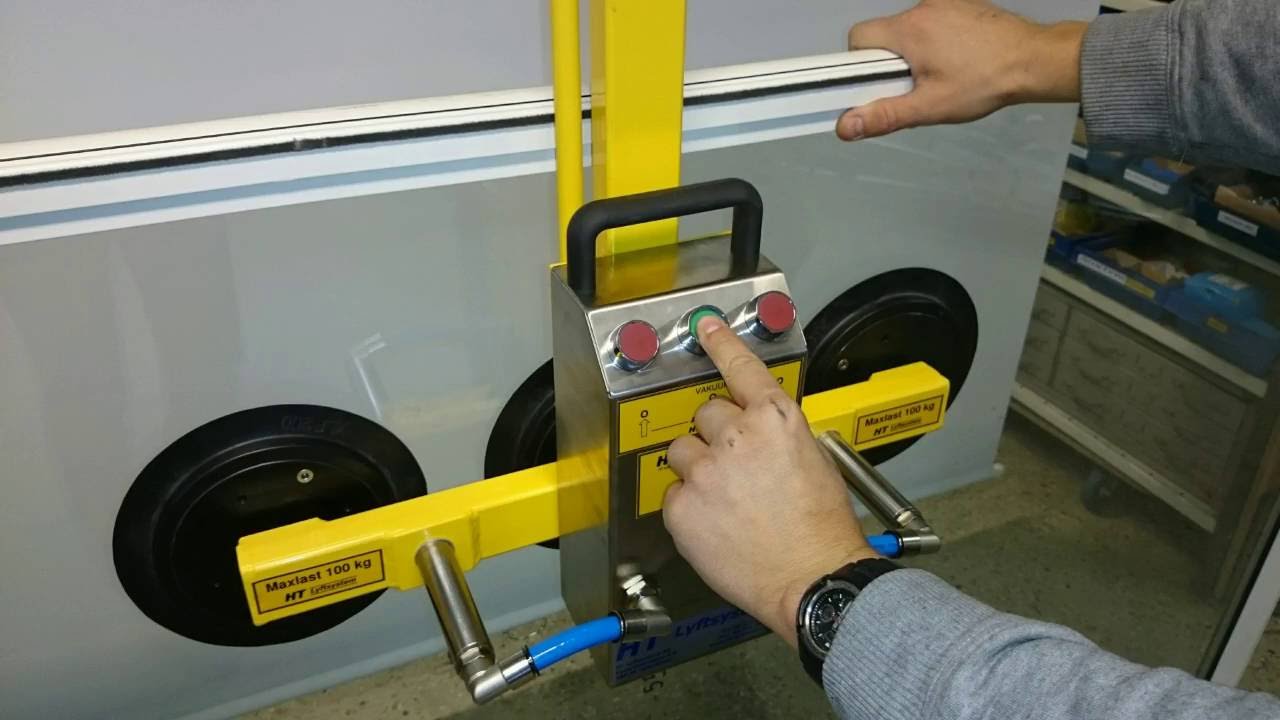 Gripdon för glas och plåt