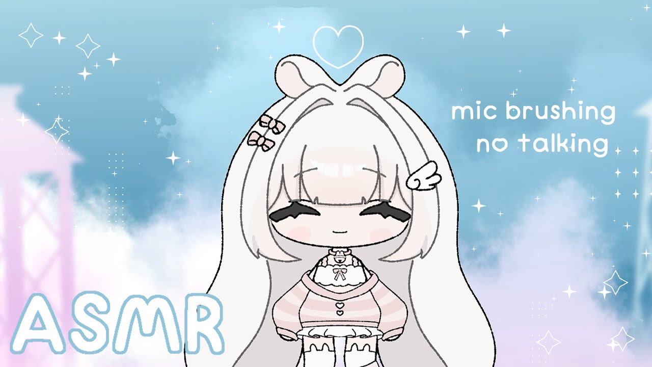 ꒰ASMR꒱ mic brushing 🤍 [ no talking ] 💤