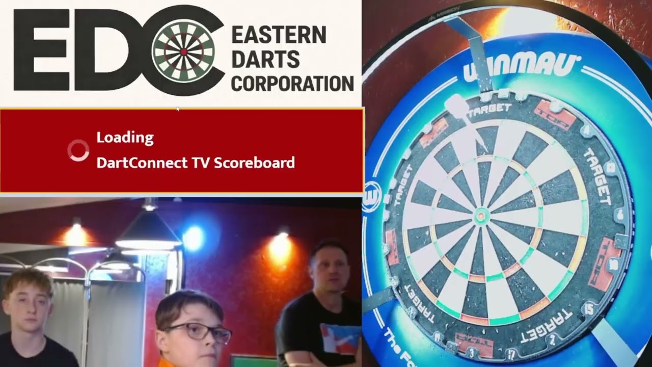 EDC Darts (UK) Thursday 19th February 2026 Diss Heywood 24 player ko luke vs zak cons quarter final