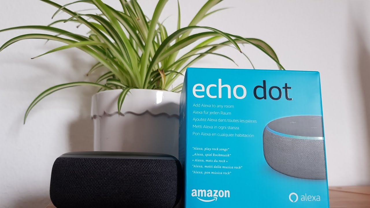 Echo Dot 3 Mit Amazon Alexa Unboxing Youtube