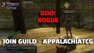 DDO On Cannith Rogue level 10, AppalachiaTCG Guild