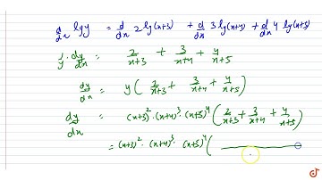 Differentiate the functions given w.r.t. x: `(x+3)^2dot(x+4)^3dot(x+5)^4`...