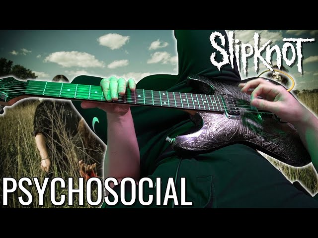 Slipknot – Psychosocial POV Guitar Lesson/Cover | With Screen Tabs class=