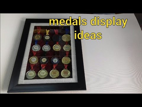 medals hanging display || medals hanging ideas || madels arrangement || medals display