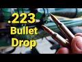 223 bullet drop  demonstrated and explained