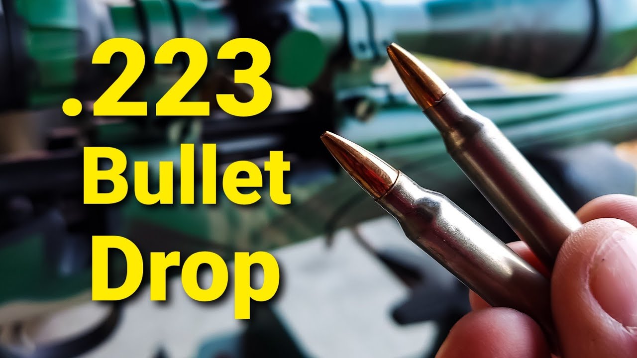 .223 Bullet Drop - Demonstrated And Explained