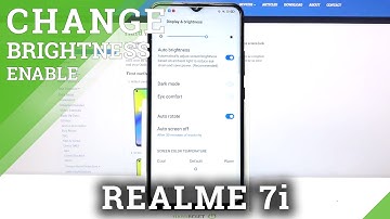 How to Activate Auto Brightness on REALME 7i – Adaptive Brightness