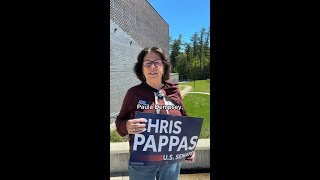 “Get out and vote, and vote for Chris.”