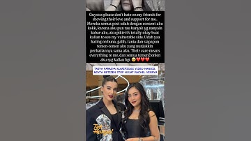 TASYA FARASYA KLARIFIKASI VIDEO NANGIS, MINTA NETIZEN STOP HUJAT RACHEL VENNYA #tasyafarasya #rachel