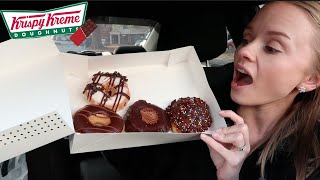 KRISPY KREME *NEW* chocomania doughnuts | Hershey's donuts