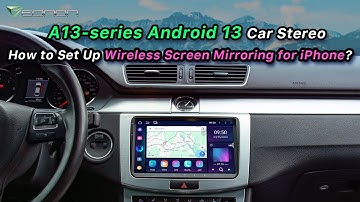 How to Set Up Wireless Screen Mirroring for iPhone? | Eonon A13/X6/X7 Series Car Stereo