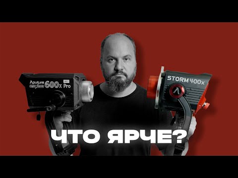 Обзор Aputure 400x vs 600x vs 300d vs 200x vs 80c
