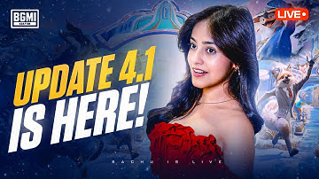 NEW 4.1 UPDATE GAMEPLAY! HACKER GAMEPLAY ONLY💀 BGMI | GODLIKE BACHU is live💛
