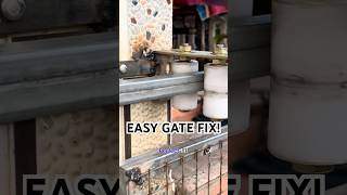 Stop Doing It Wrong! The Professional Way to Weld Gate Rollers 🛠️ #GateHack #fabrication  #shorts