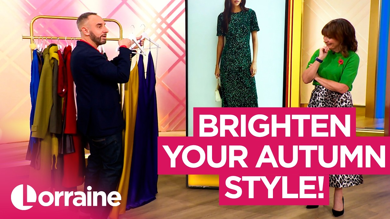 How To Inject Colour Into Your Wardrobe This Autumn! | Lorraine