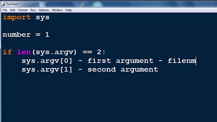 Command Line Arguments in Python programming language (sys module, sys.argv[] string list)