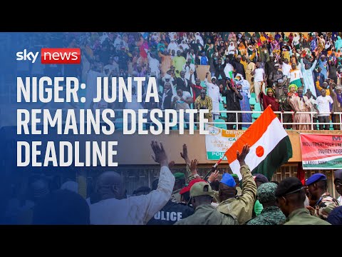 Niger Coup: Deadline passes for military junta to stand down and reinstate president