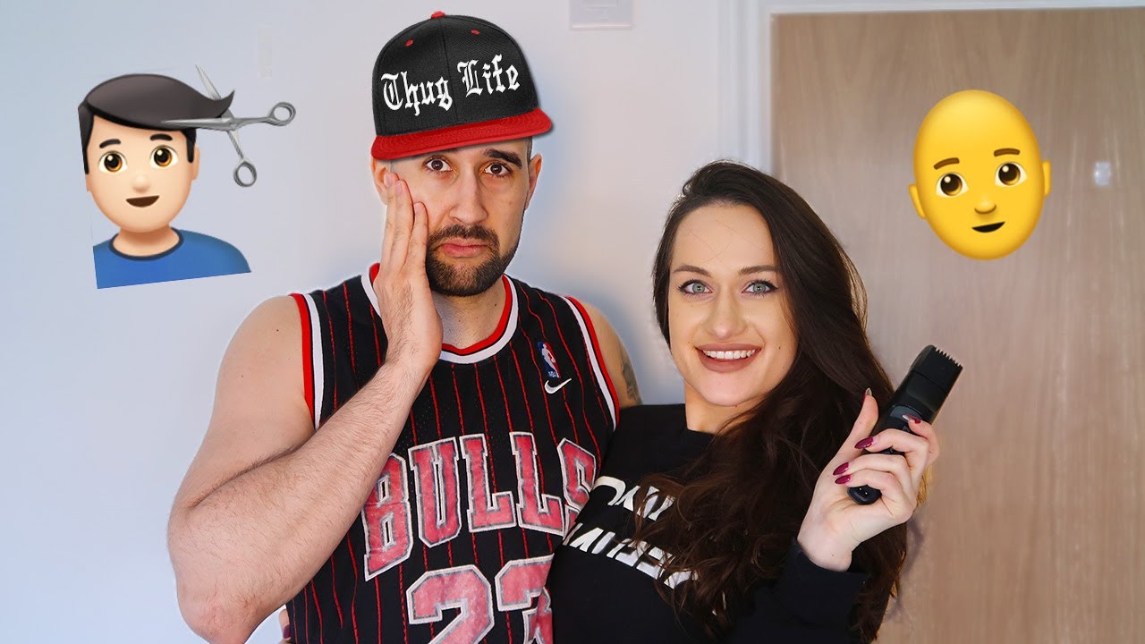 I SHAVED MY BOYFRIEND'S HEAD PRANK - HE'S BALD! - The Wonder Family