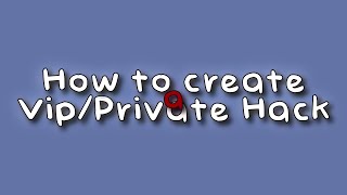 How to create a Vip/Private hack - Transformice