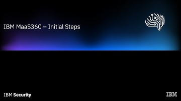 MaaS360 - Initial Steps