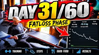 Day 31/60: My fat loss transformation so far