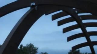 Weird Cloud Formations From Dissipated Storm  Tuesday June 11 2013