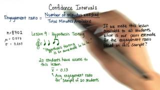 Point Estimate Engagement Ratio - Intro to Inferential Statistics