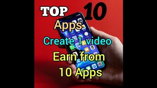Top 10 short video apps in India 2022 ||work from home | create 1 video earn from 10 apps #bestapps screenshot 4