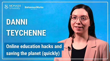 Danni Teychenne on education hacks, online engagement and climate change solutions