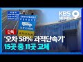 [단독] ‘오차 58% 과적단속기’ 총리실 “감사 지시”…15곳 가운데 11곳은 교체 [9시 뉴스] / KBS  2024.05.10.