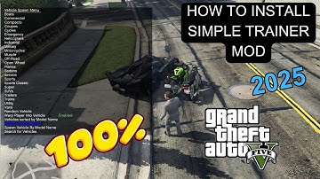 How to Install SIMPLE TRAINER in GTA 5  | (2025 LATEST VERSION) | GTA 5 Mods 2025 Hindi/Urdu