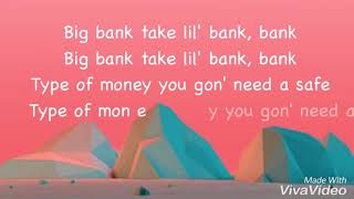 YG - Big Bank ft.2 Chainz, Big Sean ,Nicki Minaj lyrics