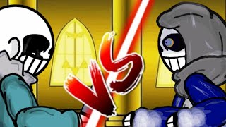 killer sans vs dust sans #at2  #animation  #undertale