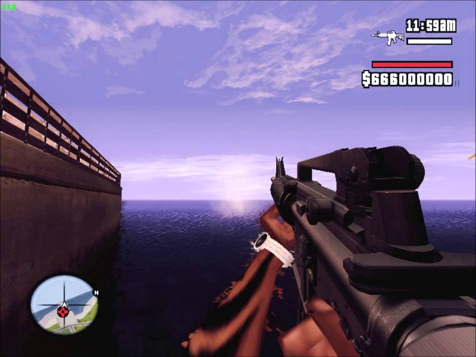 GTA SA: New M4 / Country Rifle (M60) mod preview by ... - 